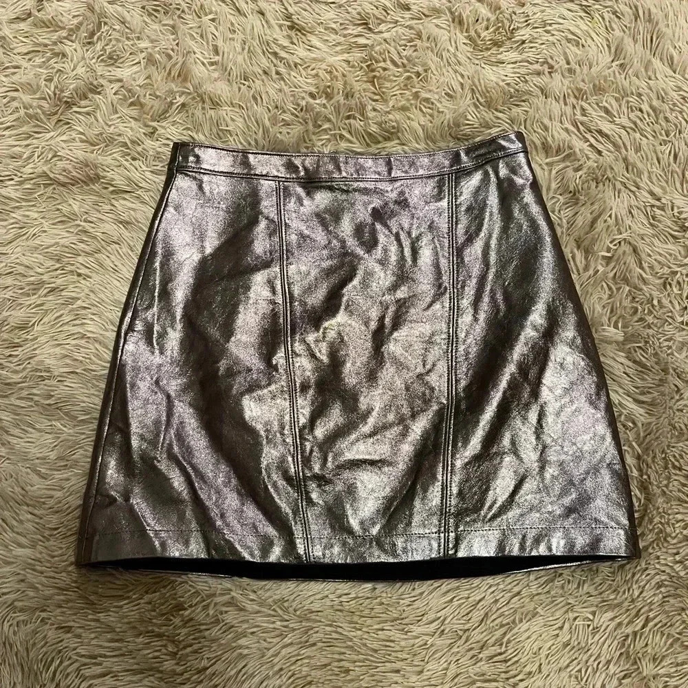 Abercrombie leather skirt